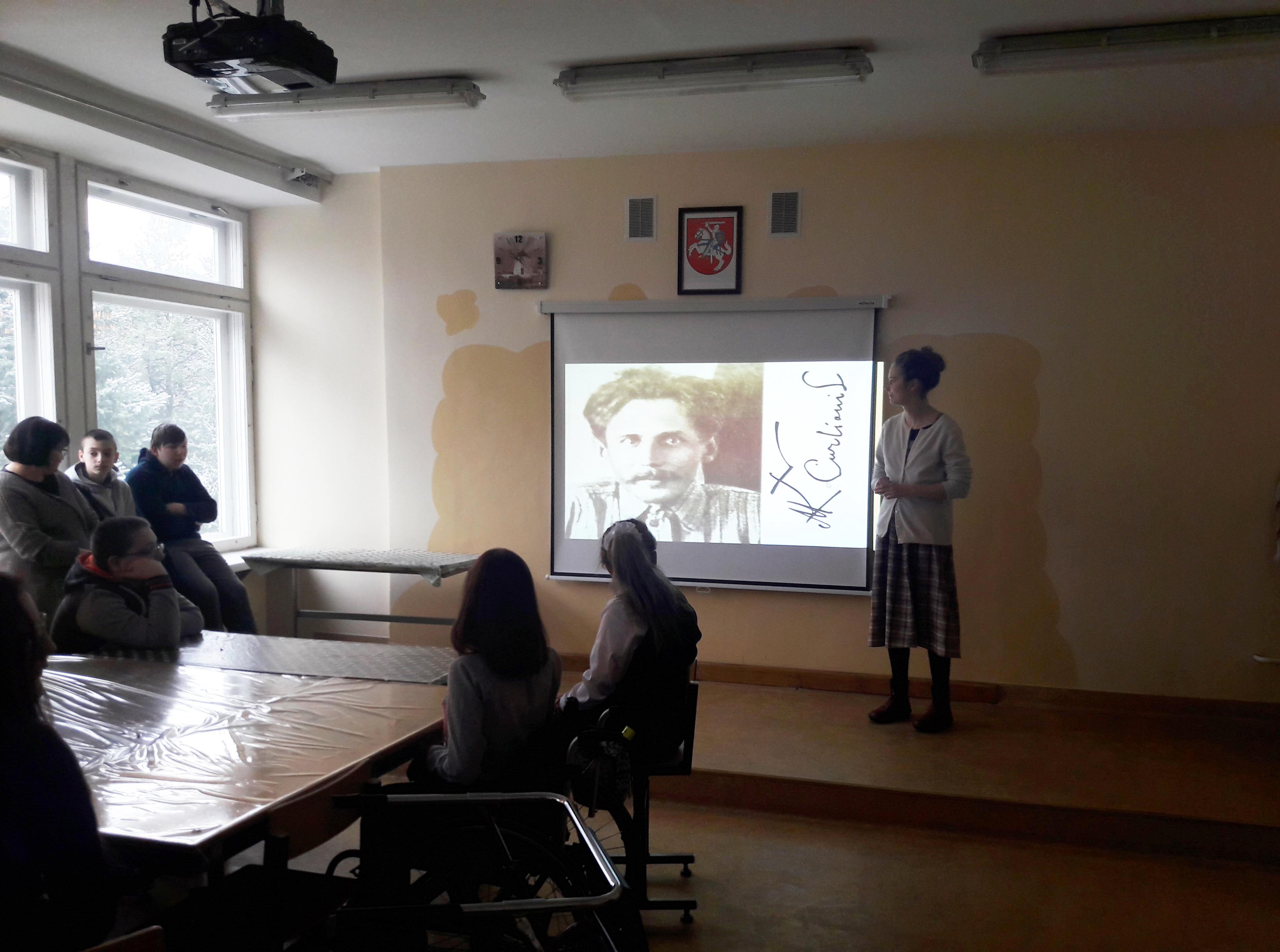 Read more about the article Dailės pamoka “M. K. Čiurlionio kūryba”