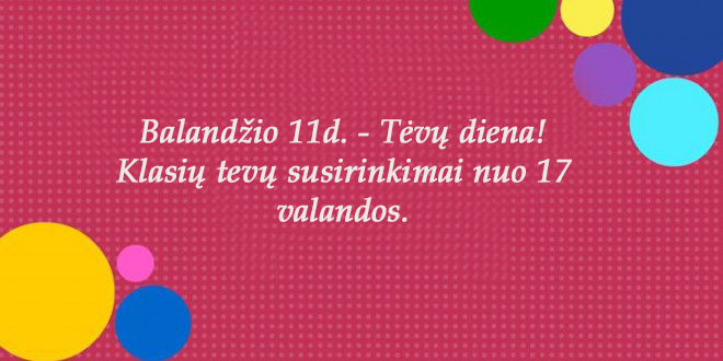Read more about the article Tėvų diena