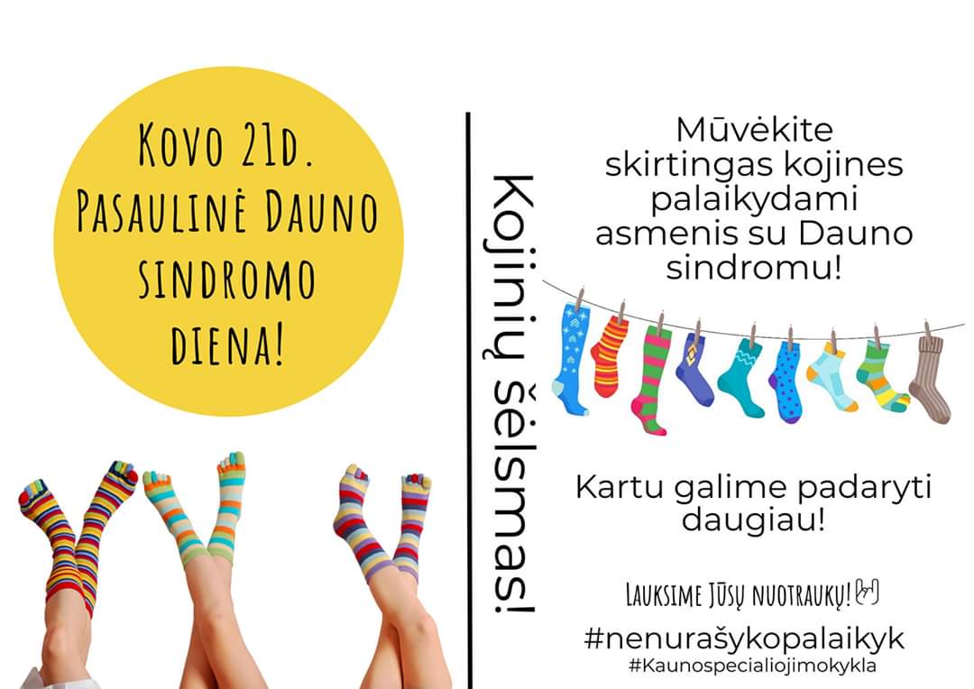 Read more about the article Dauno sindromo dienos minėjimas #nenurašauopalaikau
