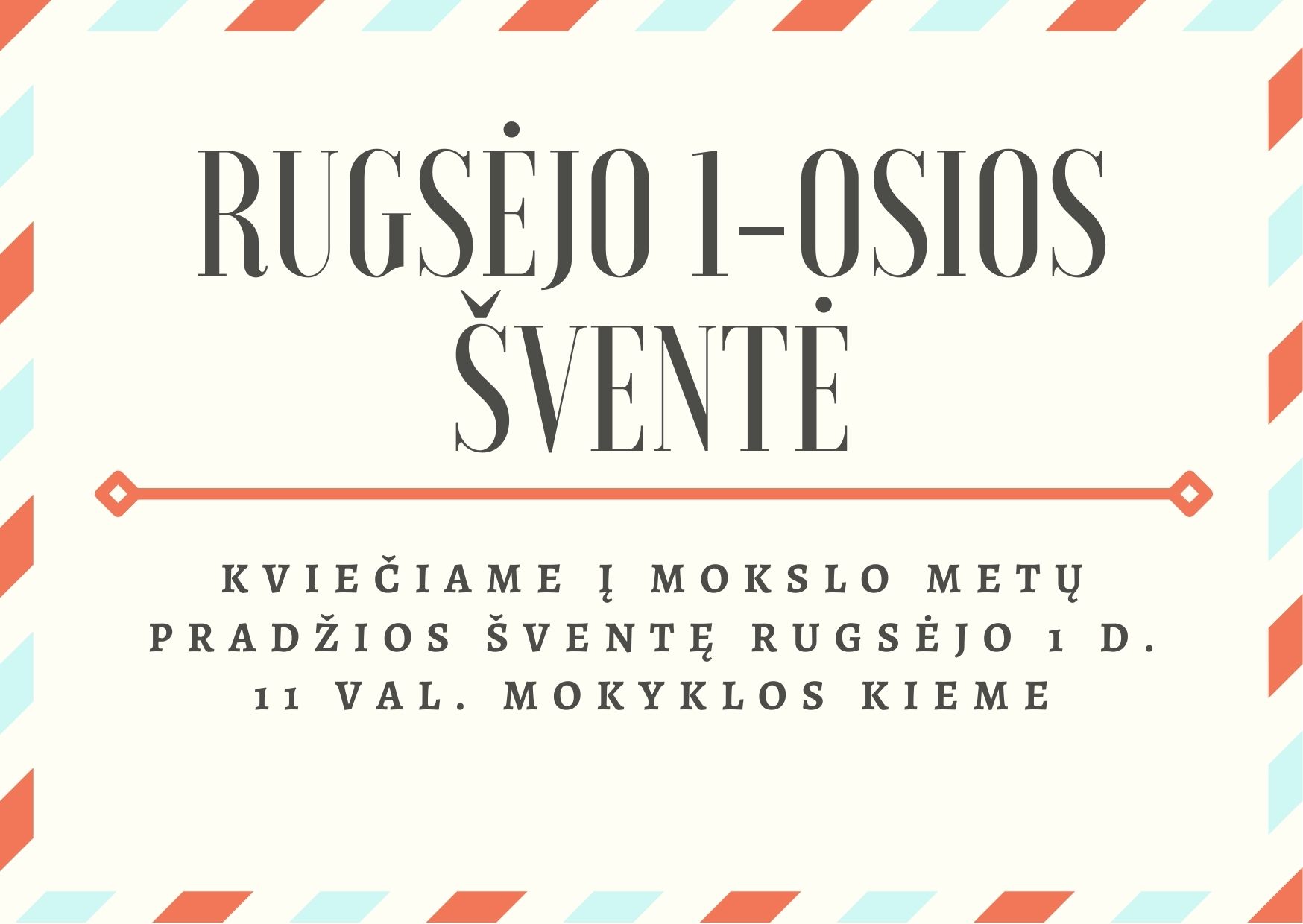 Read more about the article Kviečiame mokslo metus pradėti drauge!