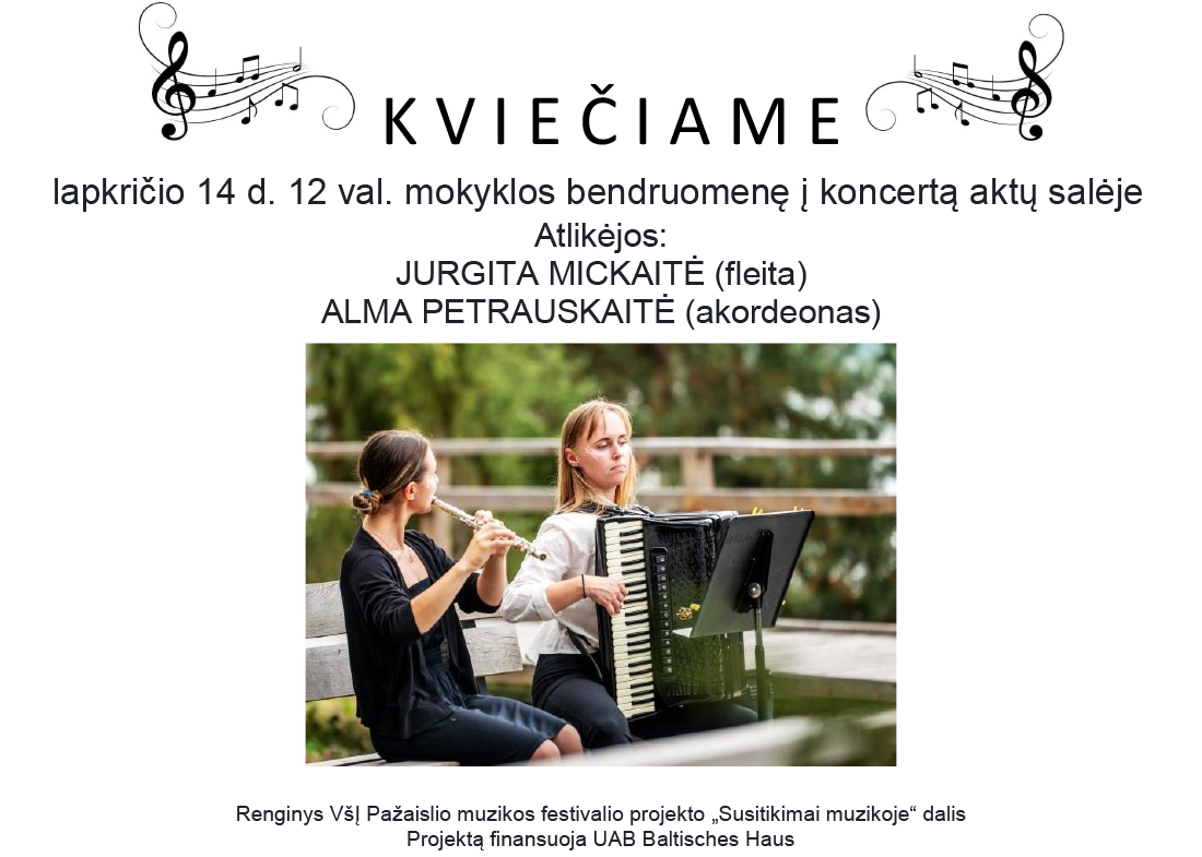 Read more about the article Kviečiame į koncertą!