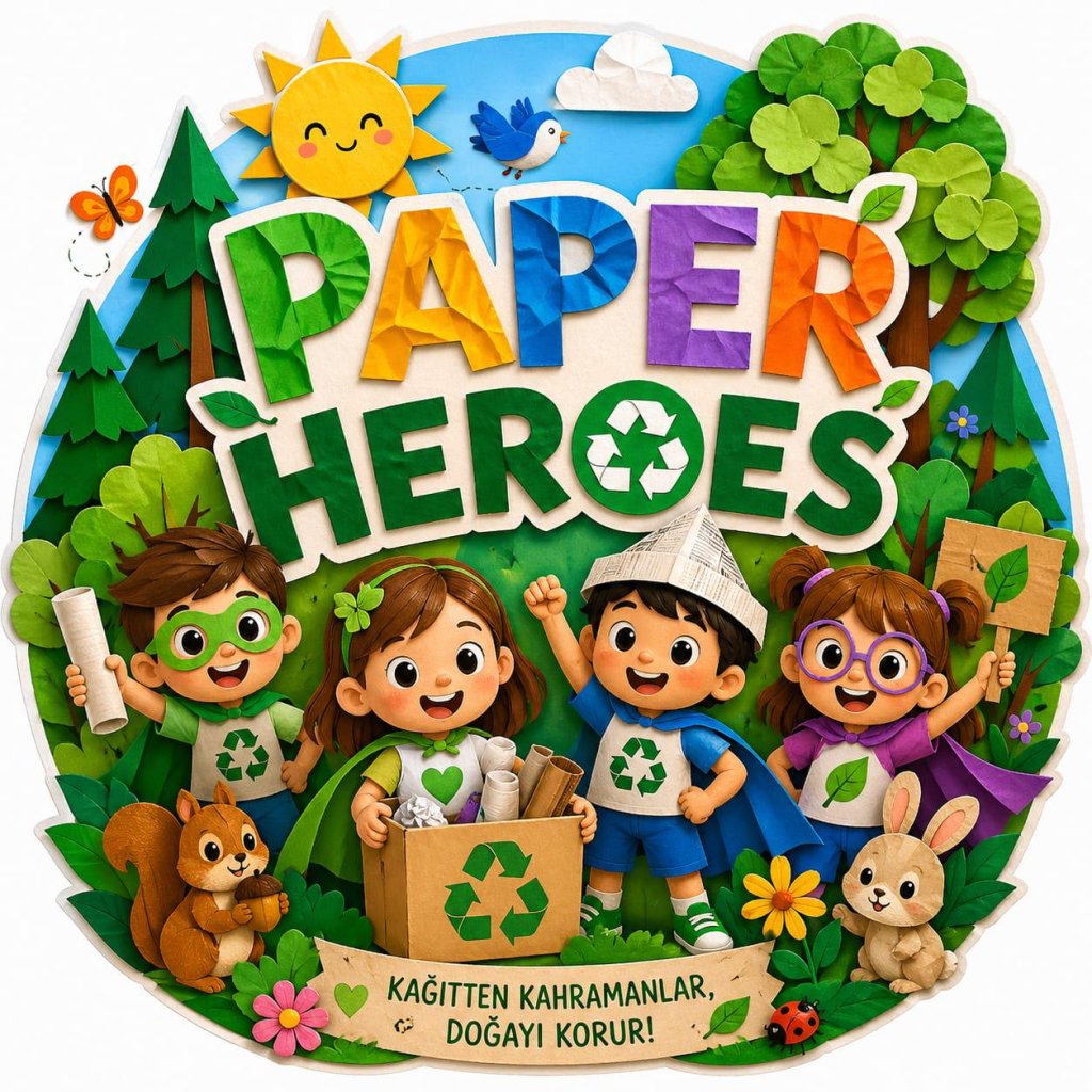 Read more about the article Tarptautinis eTwinning projektas „Paper Heroes“
